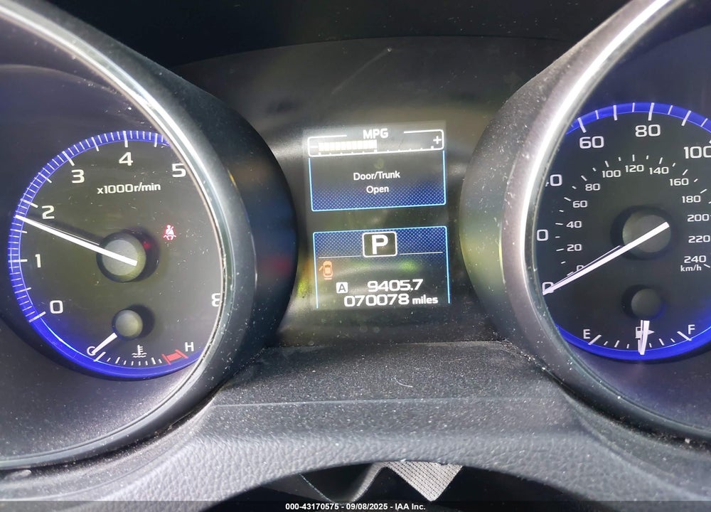 2017 SUBARU LEGACY VIN: 4S3BNAD63H3036449