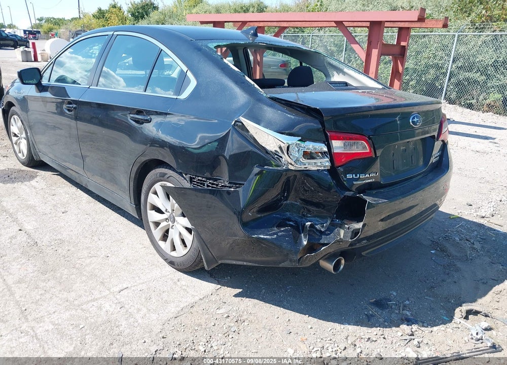 2017 SUBARU LEGACY VIN: 4S3BNAD63H3036449