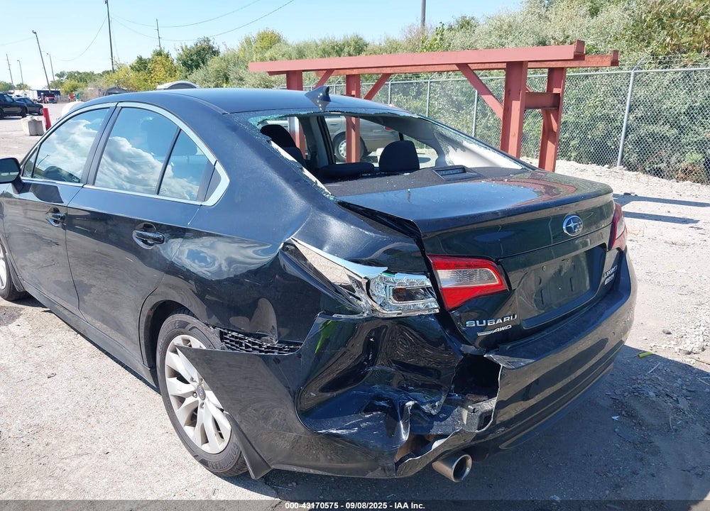 2017 SUBARU LEGACY VIN: 4S3BNAD63H3036449