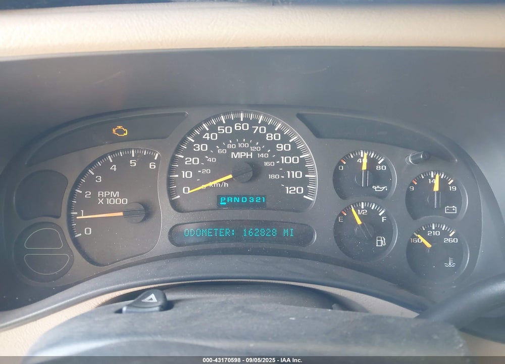 2003 CHEVROLET AVALANCHE 1500 VIN: 3GNEK13T63G253889