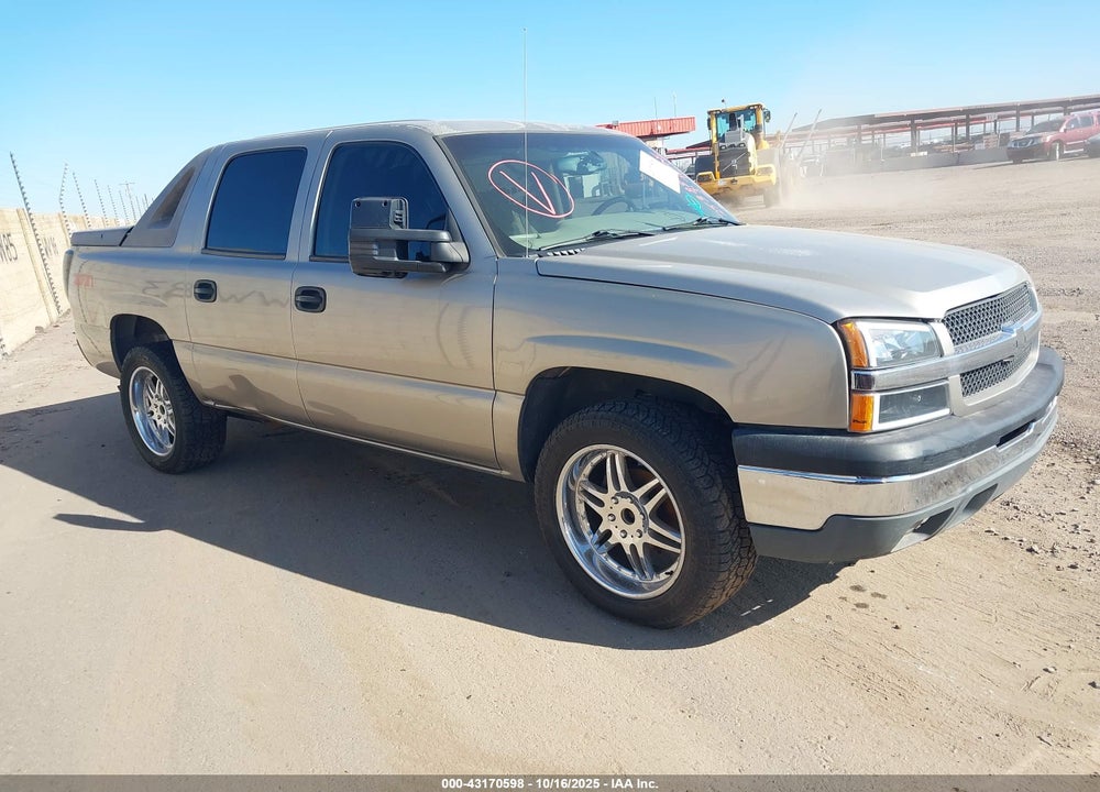 2003 CHEVROLET AVALANCHE 1500 VIN: 3GNEK13T63G253889