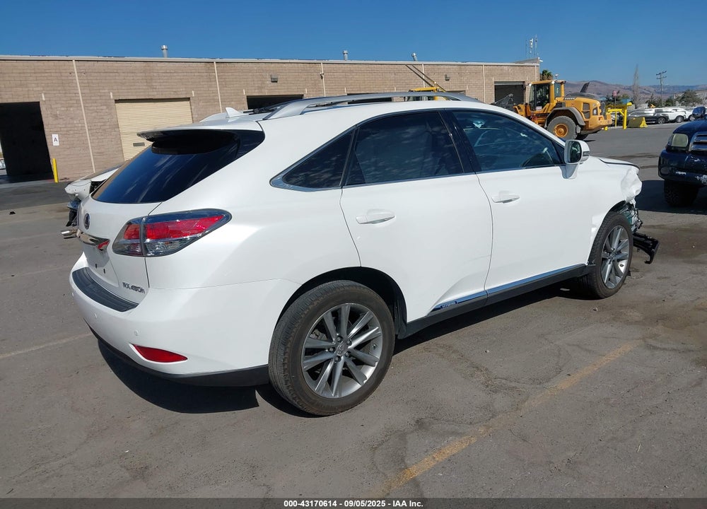 2013 LEXUS RX 450H VIN: JTJBC1BA9D2449454