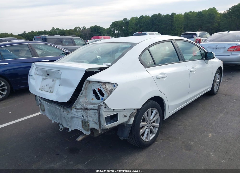 2012 HONDA CIVIC EX VIN: 2HGFB2F84CH509281