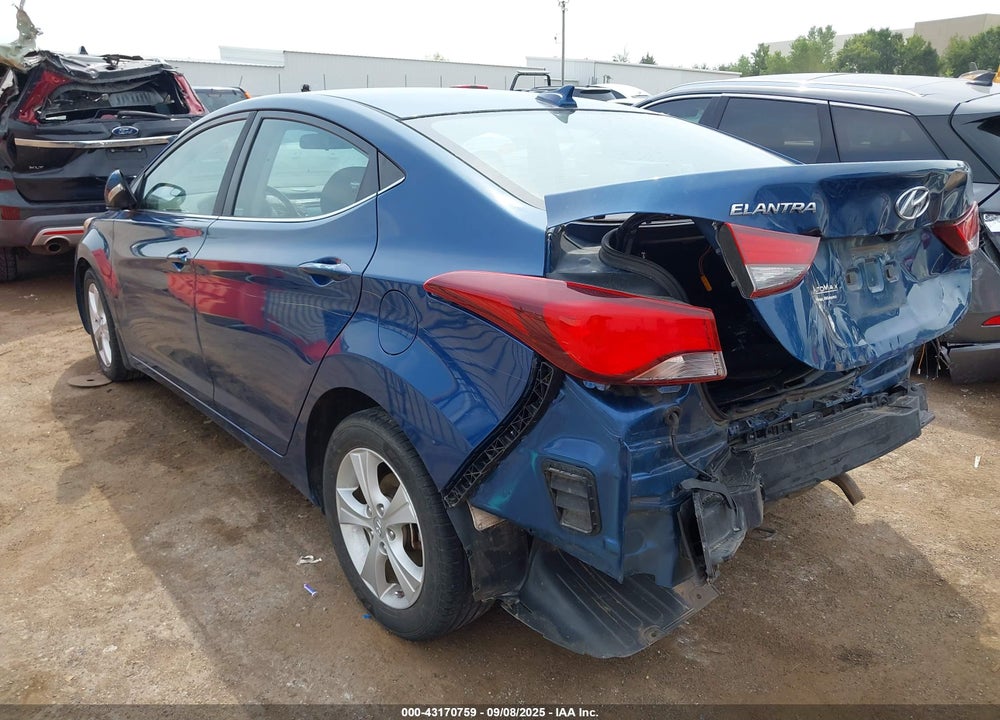 2016 HYUNDAI ELANTRA VIN: KMHDH4AE5GU608901