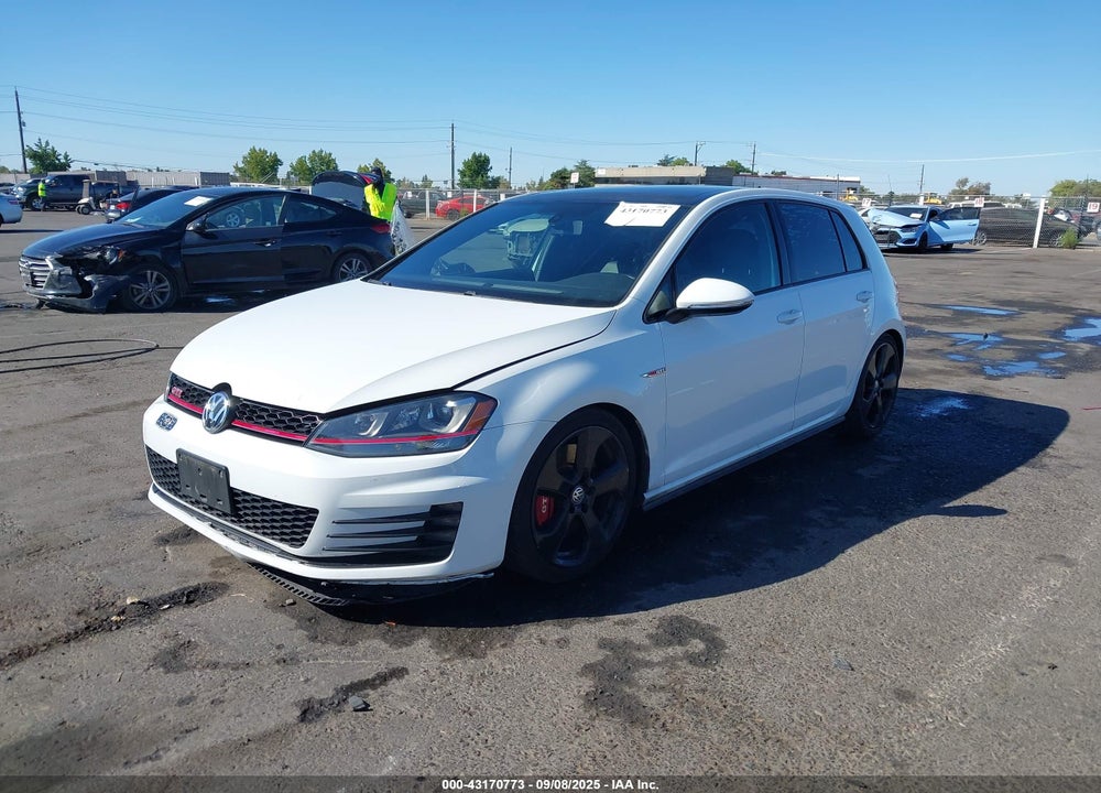 2016 VOLKSWAGEN GOLF VIN: 3VW547AU6GM022366