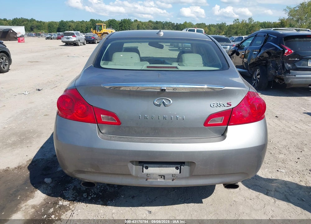 2008 INFINITI G35X VIN: JNKBV61F88M256731