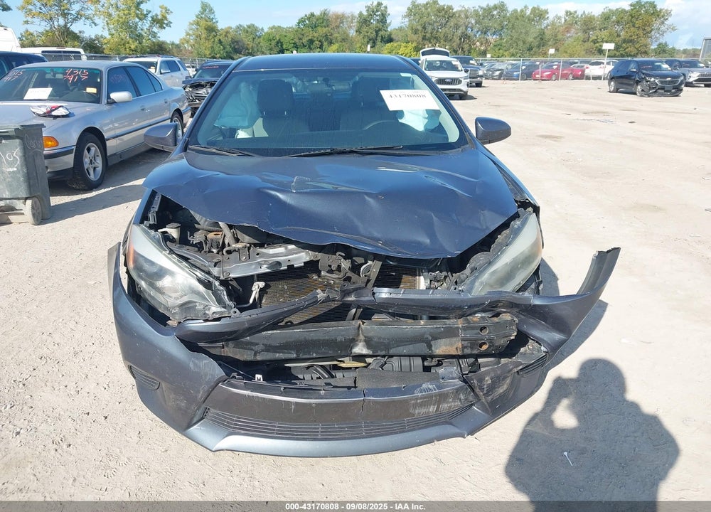 2015 TOYOTA COROLLA VIN: 2T1BURHE6FC395172