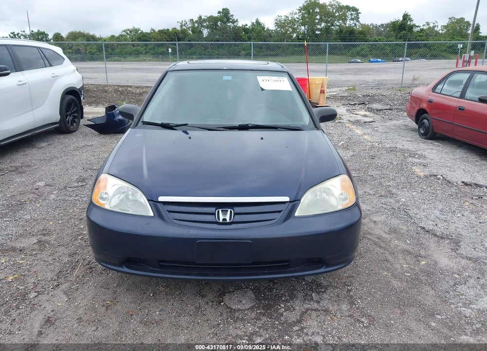 2003 HONDA CIVIC EX VIN: 2HGES26723H552178