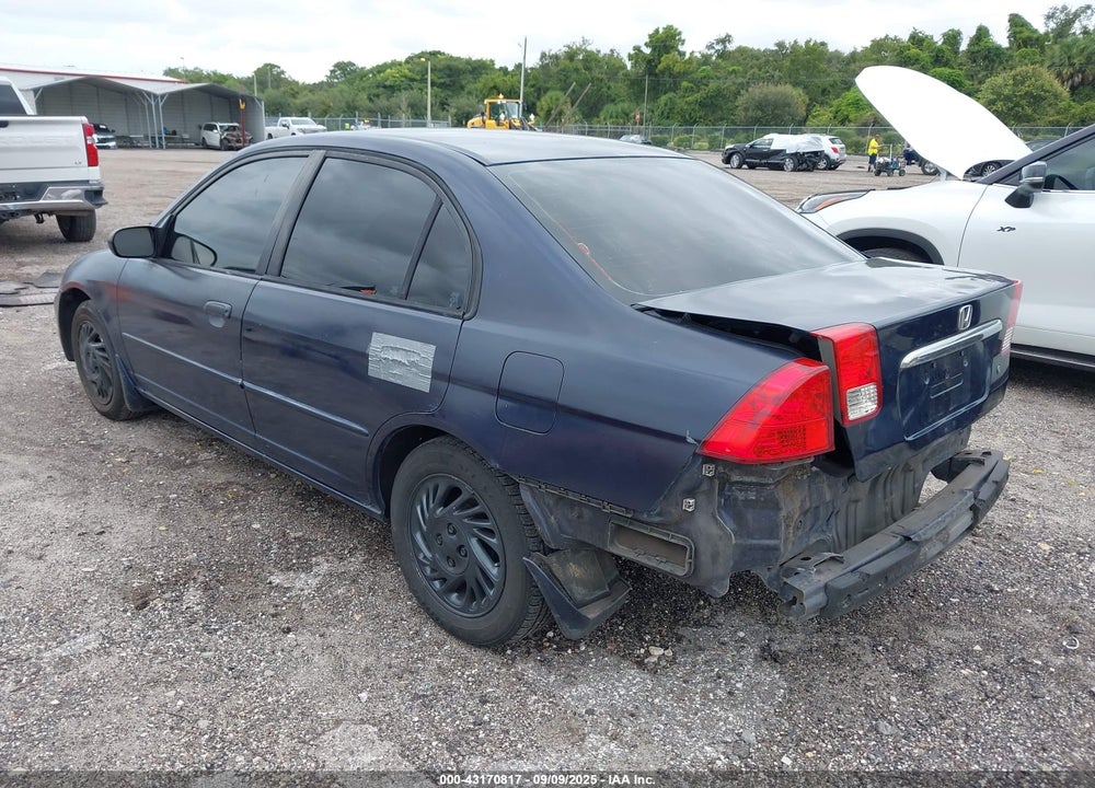 2003 HONDA CIVIC EX VIN: 2HGES26723H552178