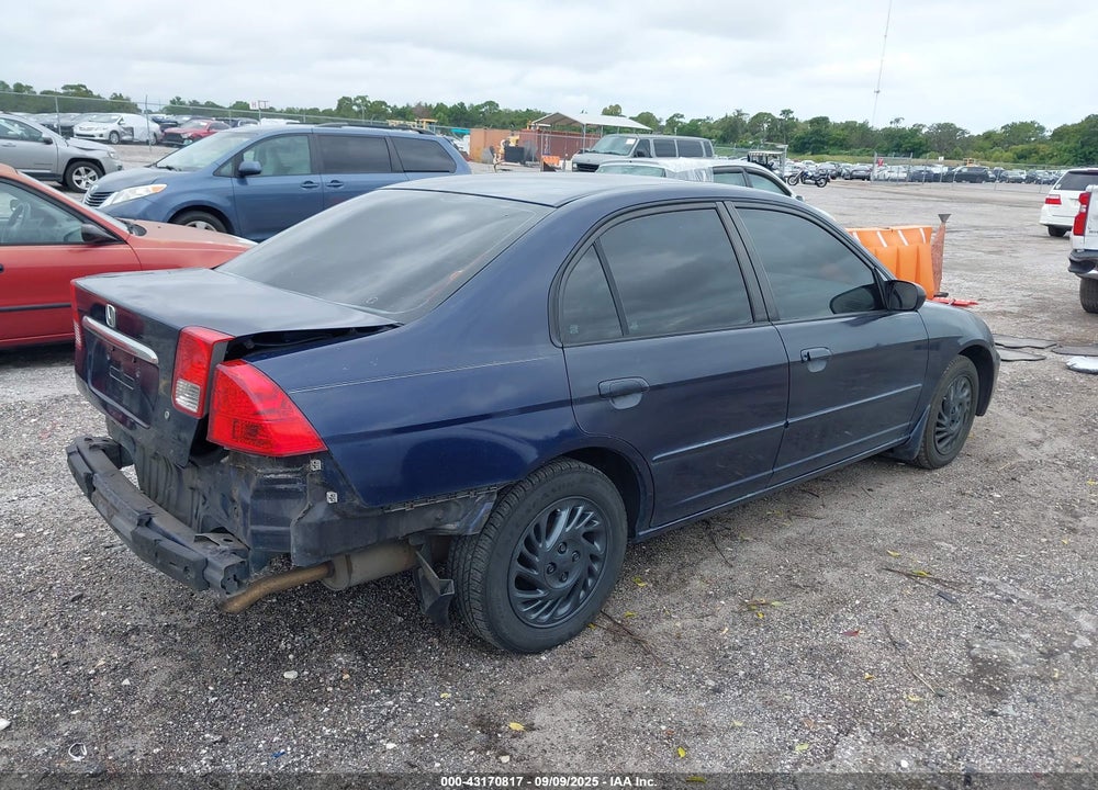 2003 HONDA CIVIC EX VIN: 2HGES26723H552178