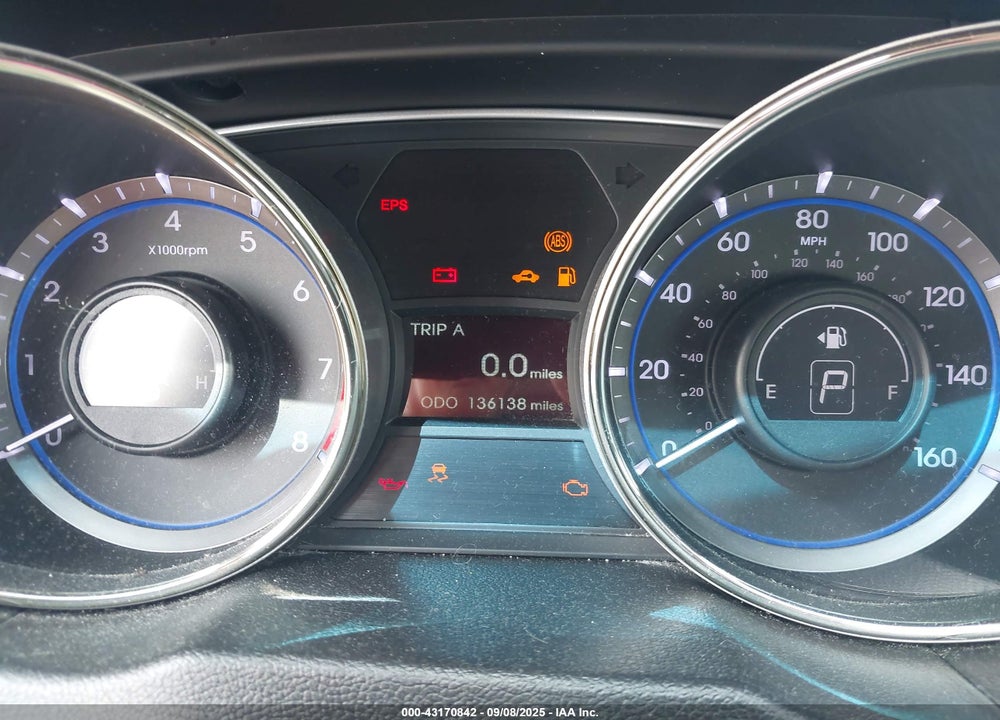 2013 HYUNDAI SONATA VIN: 5NPEC4AC3DH679929