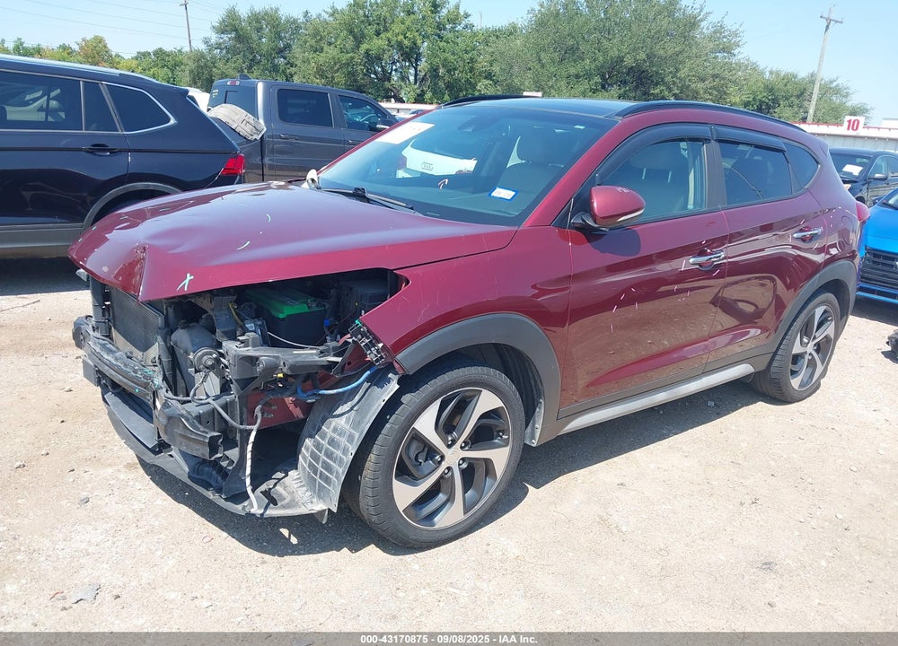 2017 HYUNDAI TUCSON LIMITED VIN: KM8J3CA23HU537801
