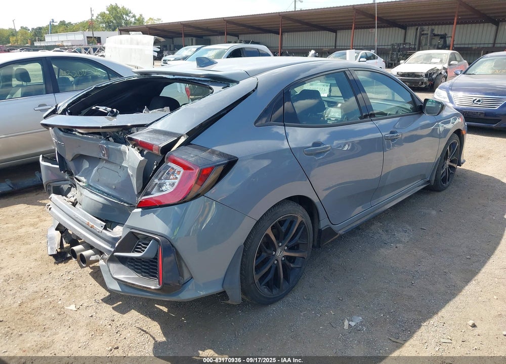 2021 HONDA CIVIC VIN: SHHFK7H49MU209280