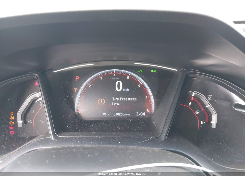 2021 HONDA CIVIC VIN: SHHFK7H49MU209280