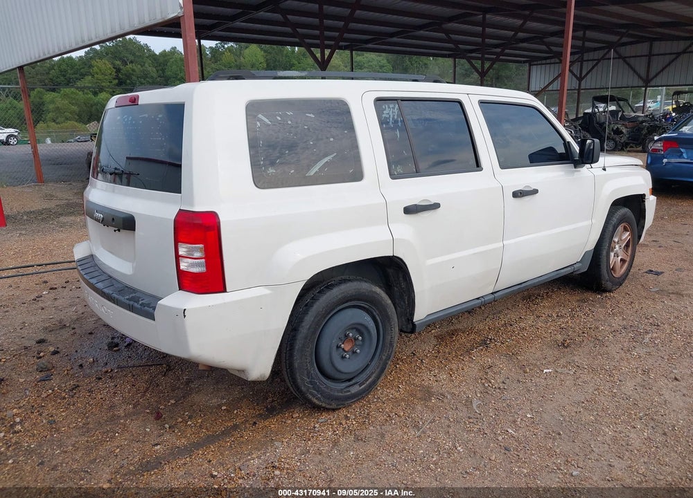 2007 JEEP PATRIOT SPORT VIN: 1J8FT28017D398638