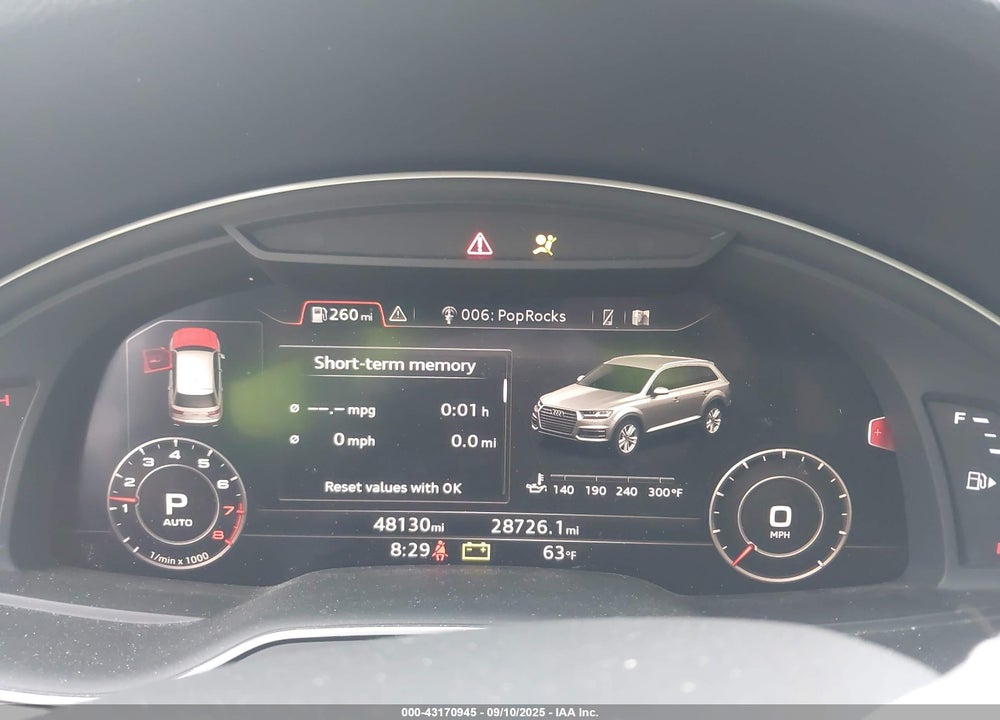2019 AUDI Q7 45 PREMIUM/45 SE PREMIUM VIN: WA1LHAF79KD022438