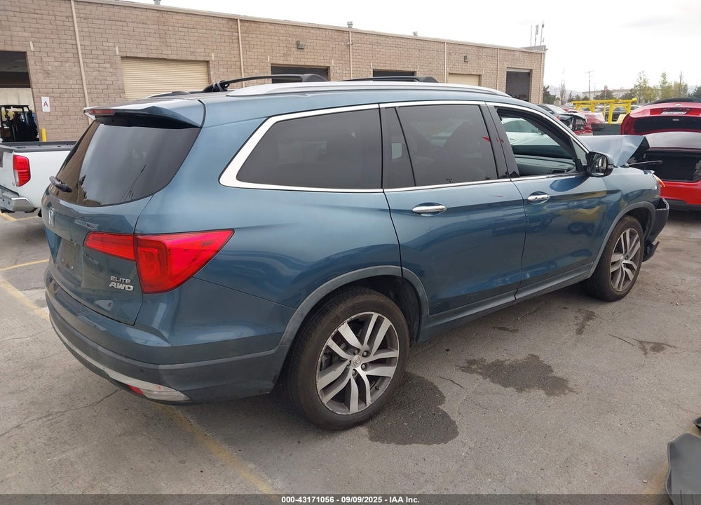 2018 HONDA PILOT ELITE VIN: 5FNYF6H03JB026863