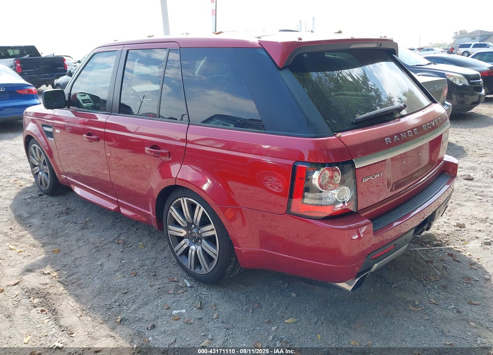 2013 LAND ROVER RANGE ROVER SPORT VIN: SALSH2E44DA800124