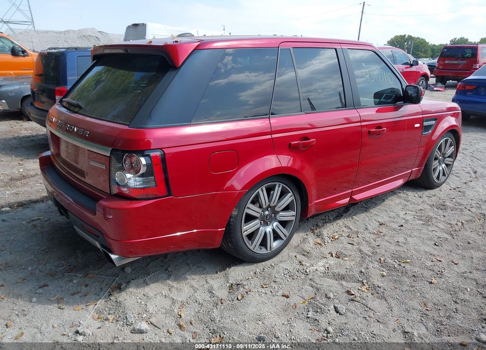 2013 LAND ROVER RANGE ROVER SPORT VIN: SALSH2E44DA800124