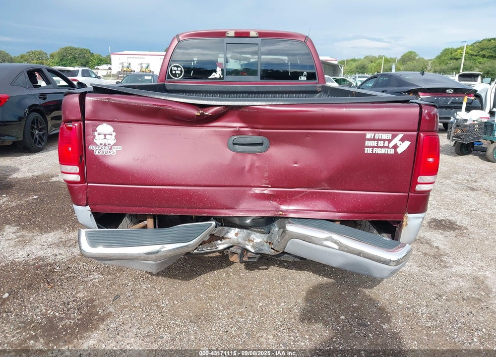 2000 DODGE DAKOTA SLT/SPORT VIN: 1B7GL22X9YS737189