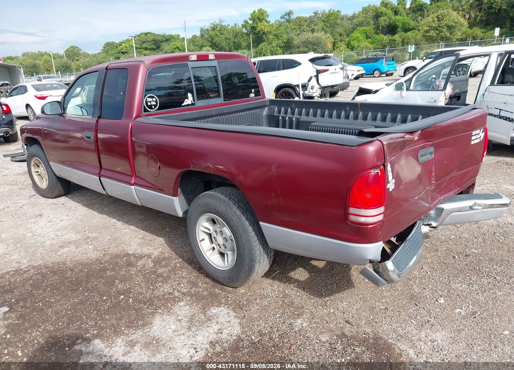 2000 DODGE DAKOTA SLT/SPORT VIN: 1B7GL22X9YS737189