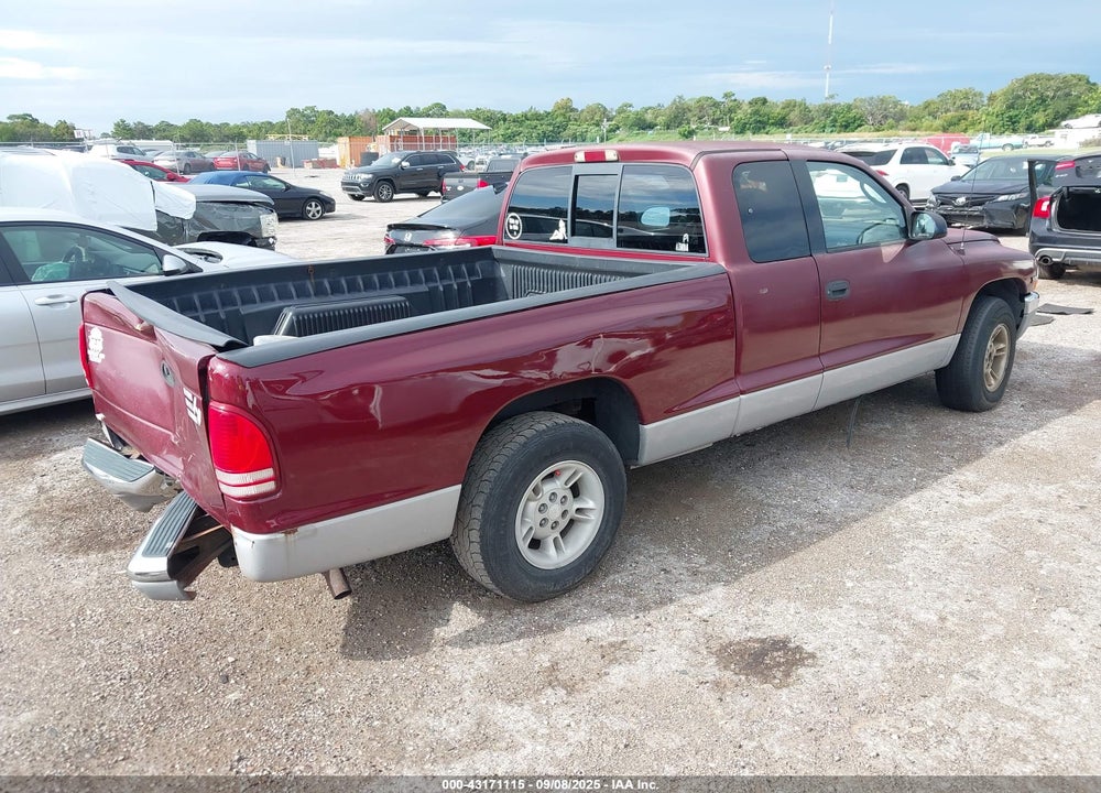 2000 DODGE DAKOTA SLT/SPORT VIN: 1B7GL22X9YS737189