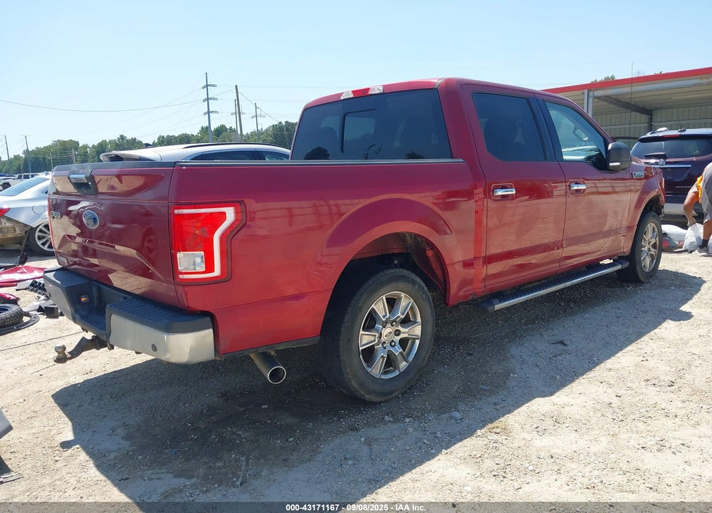 2017 FORD F-150 VIN: 1FTEW1CFXHKD52772