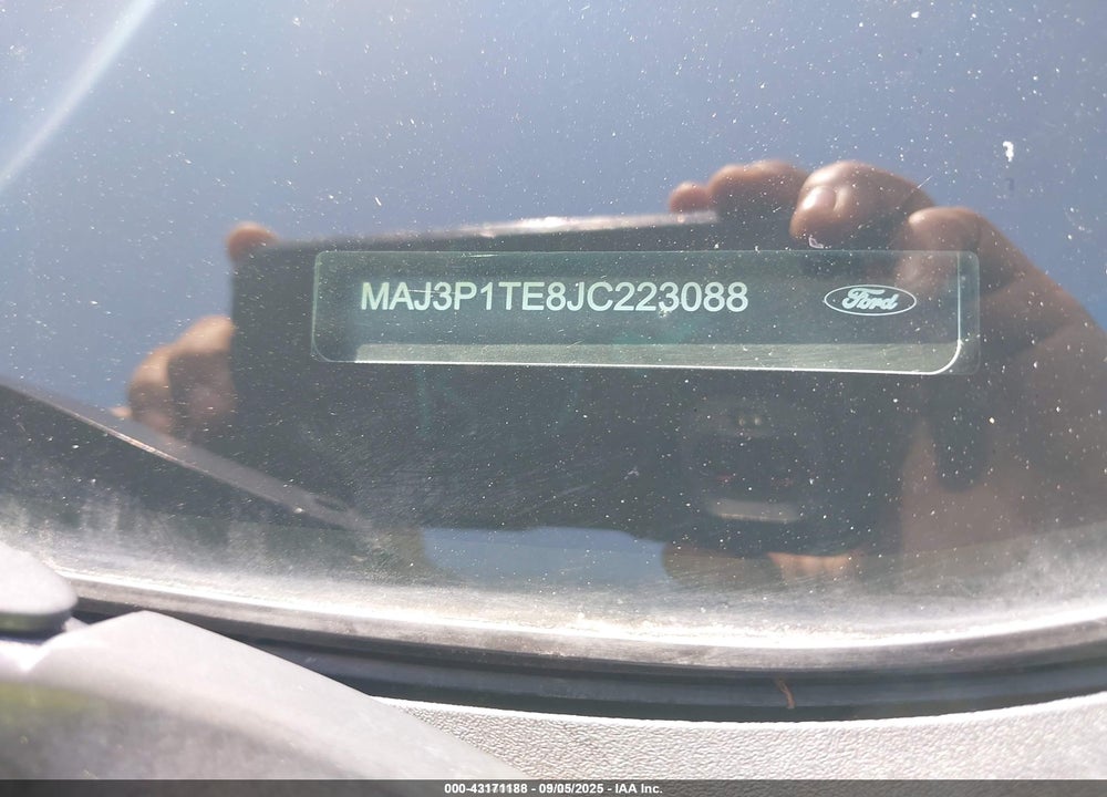 2018 FORD ECOSPORT SE VIN: MAJ3P1TE8JC223088