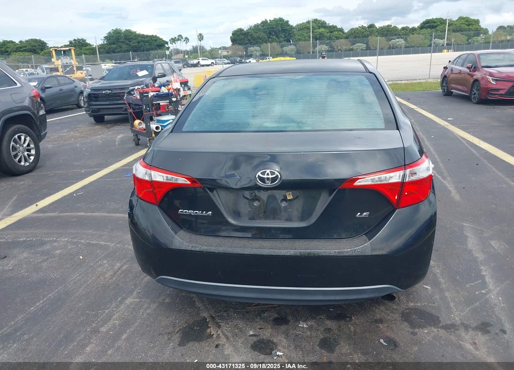 2016 TOYOTA COROLLA VIN: 2T1BURHE8GC740980