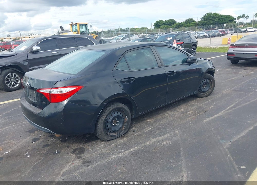 2016 TOYOTA COROLLA VIN: 2T1BURHE8GC740980