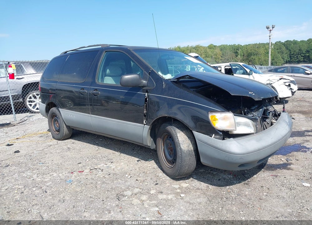 2000 TOYOTA SIENNA LE VIN: 4T3ZF13C6YU244793