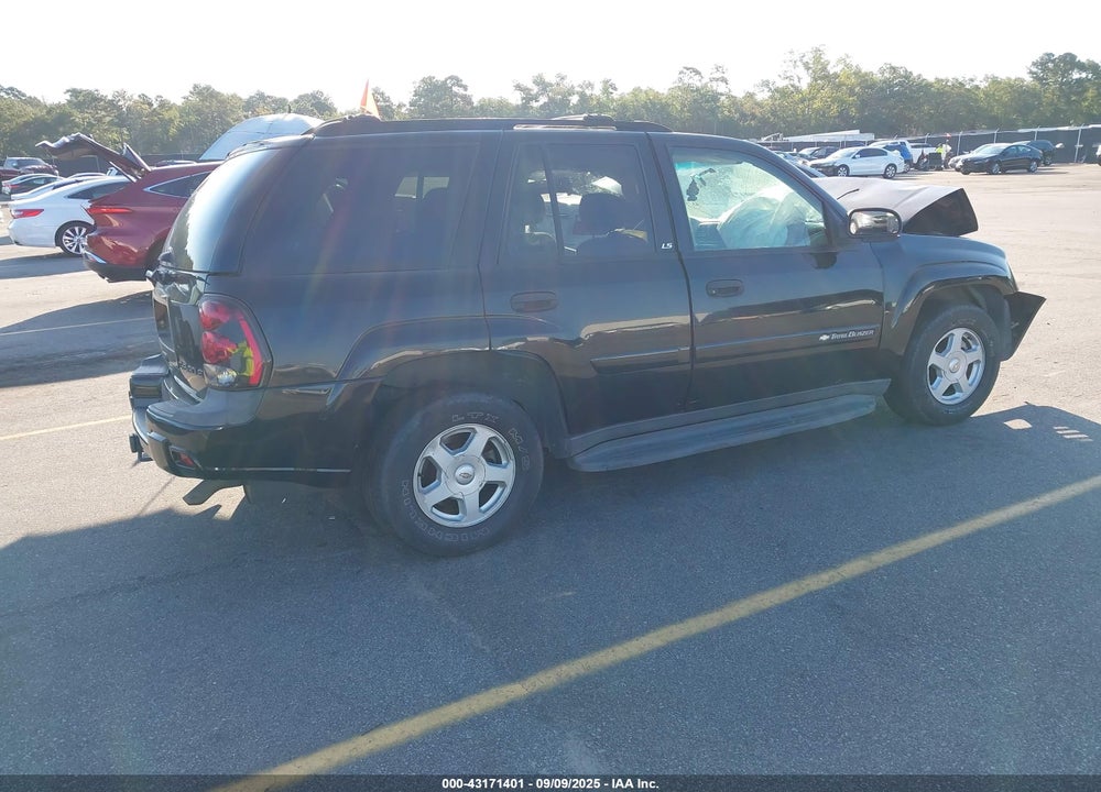 2002 CHEVROLET TRAILBLAZER LS VIN: 1GNDT13S222487308