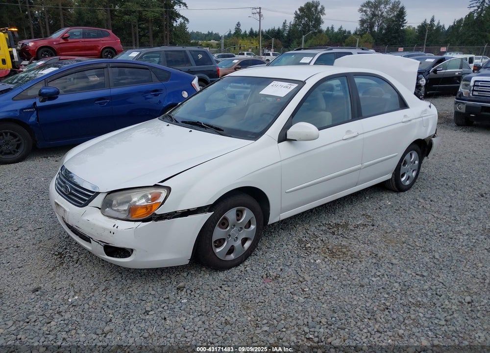 2008 KIA SPECTRA LX VIN: KNAFE122685585064