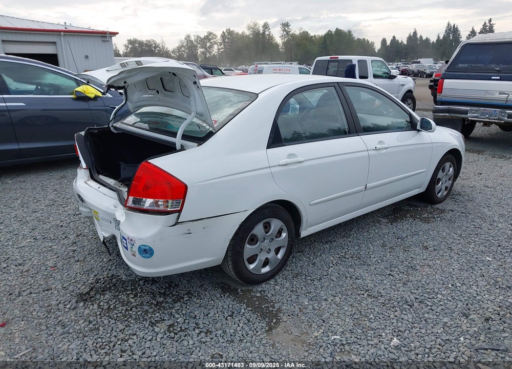2008 KIA SPECTRA LX VIN: KNAFE122685585064