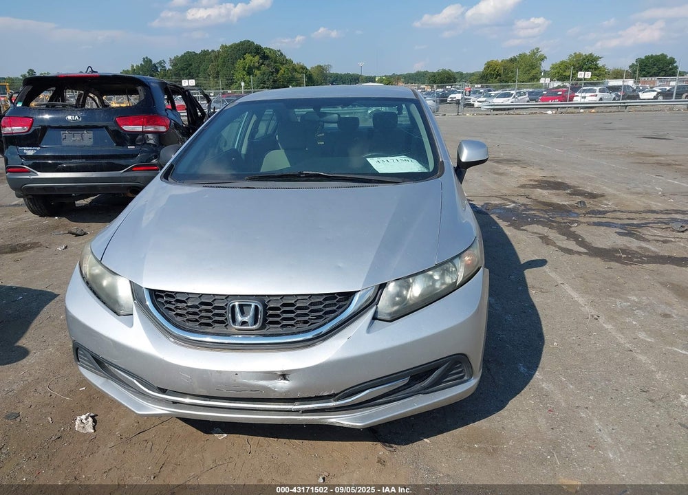 2013 HONDA CIVIC LX VIN: 19XFB2F59DE228336