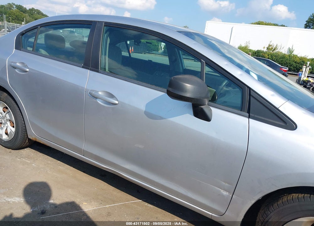 2013 HONDA CIVIC LX VIN: 19XFB2F59DE228336