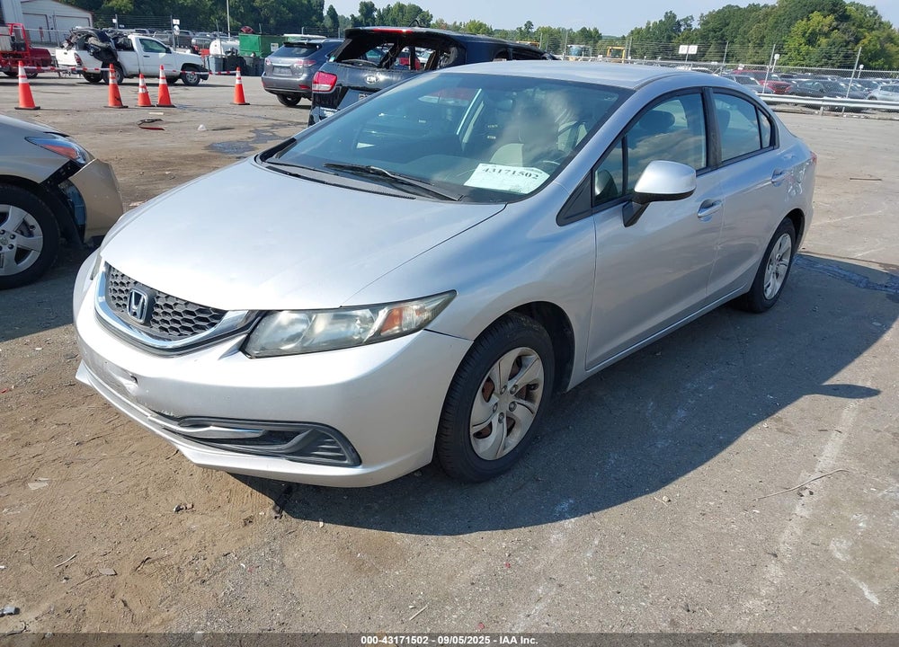 2013 HONDA CIVIC LX VIN: 19XFB2F59DE228336