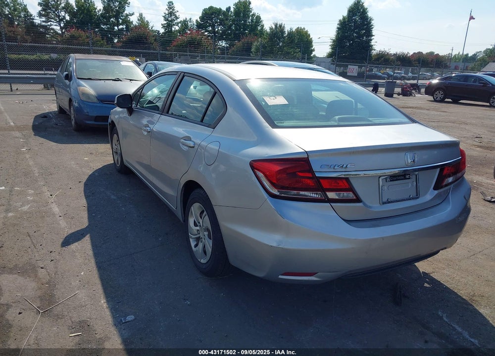 2013 HONDA CIVIC LX VIN: 19XFB2F59DE228336