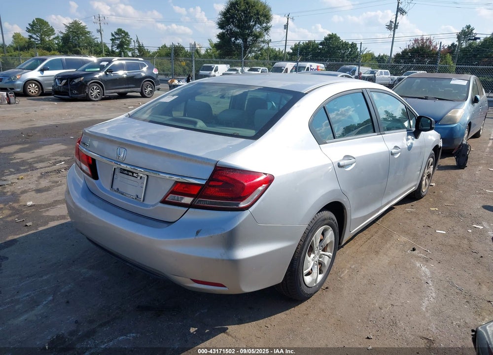2013 HONDA CIVIC LX VIN: 19XFB2F59DE228336