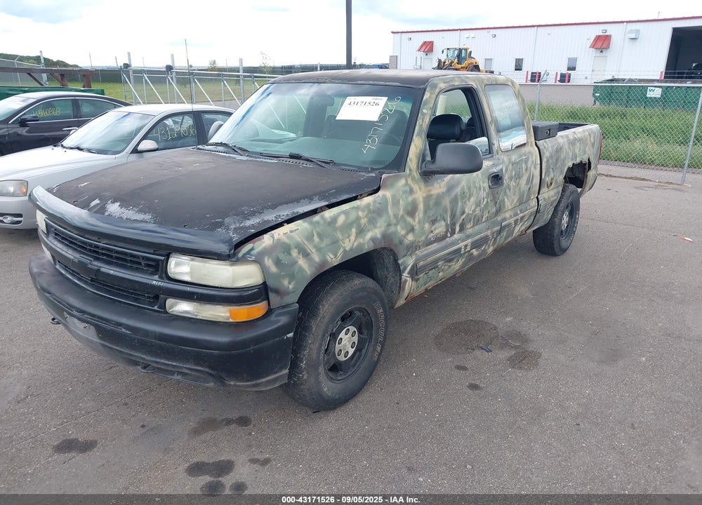 2000 CHEVROLET SILVERADO 1500 VIN: 2GCEK19V9Y1172371