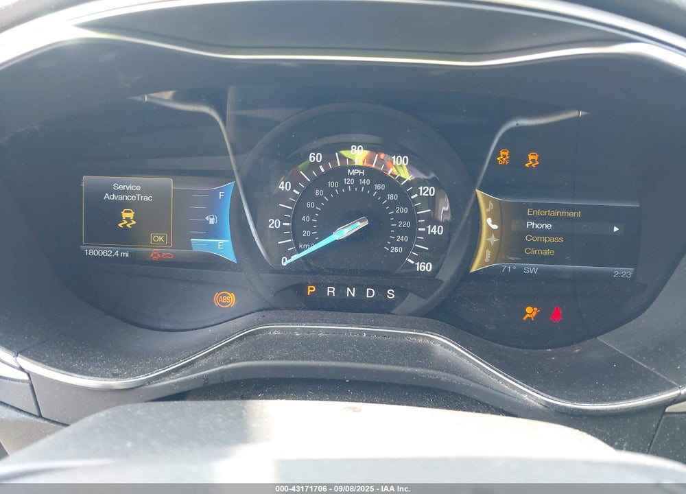 2013 FORD FUSION SE VIN: 3FA6P0H7XDR384534