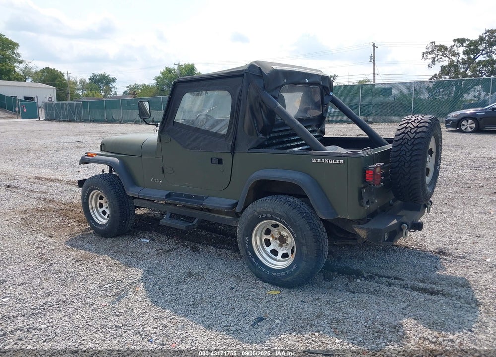 1987 JEEP WRANGLER LAREDO VIN: 2BCCZ8145HB534822