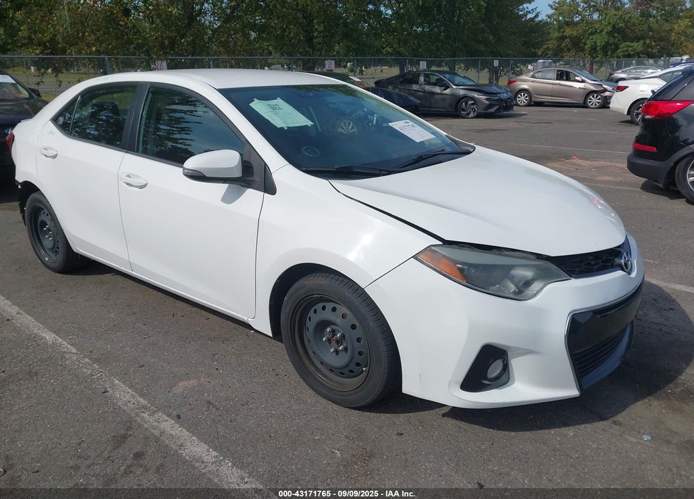 2015 TOYOTA COROLLA S VIN: 2T1BURHE6FC415727