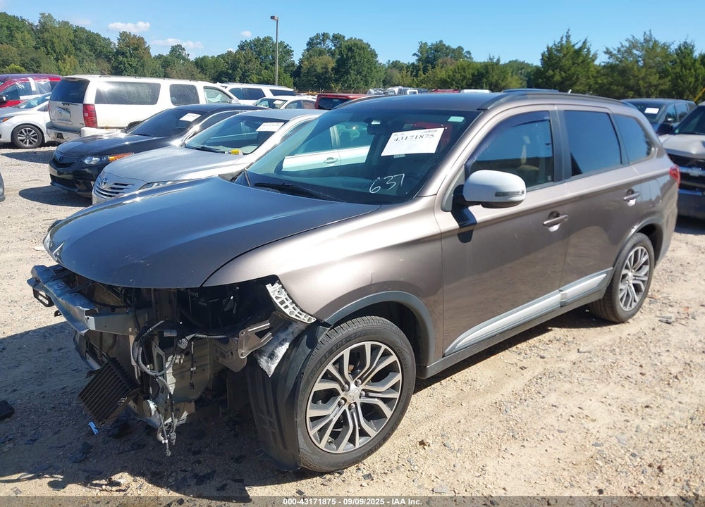 2016 MITSUBISHI OUTLANDER VIN: JA4AD3A37GZ007160