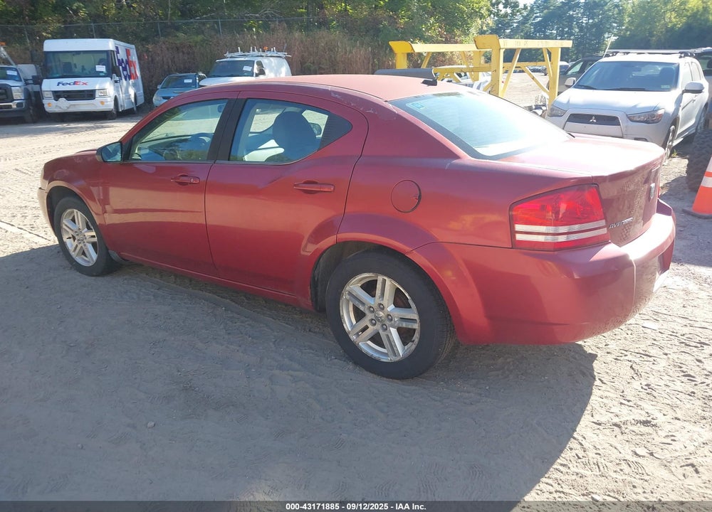 2008 DODGE AVENGER SXT VIN: 1B3LC56K78N292983