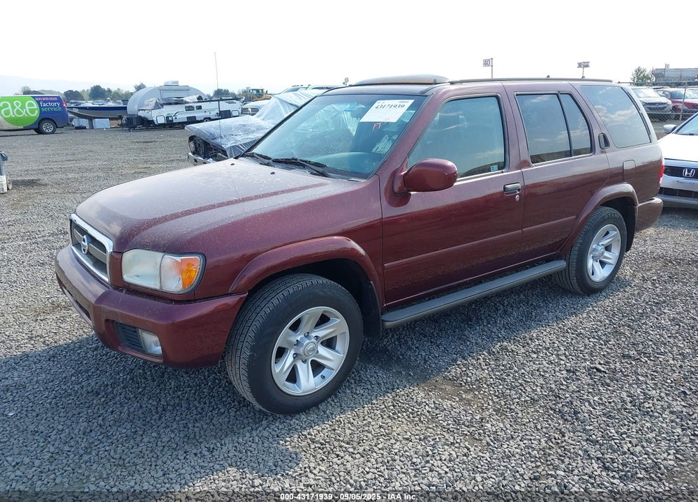 2003 NISSAN PATHFINDER LE VIN: JN8DR09YX3W823198