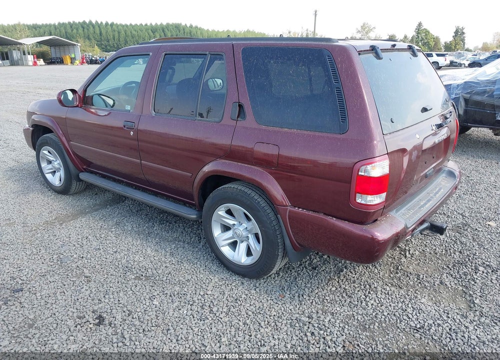 2003 NISSAN PATHFINDER LE VIN: JN8DR09YX3W823198