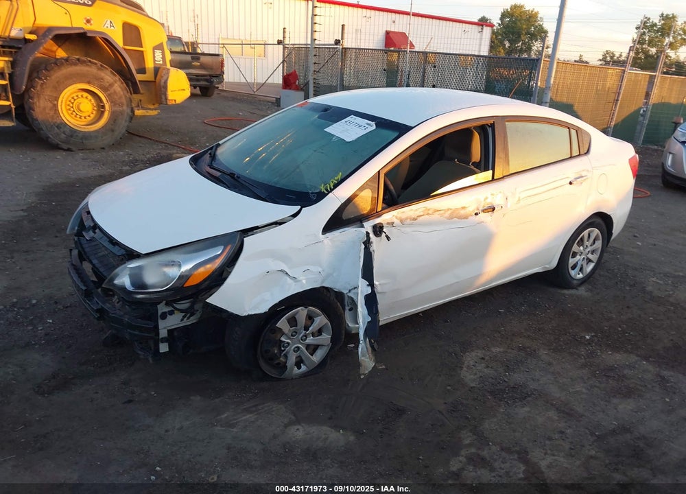 2015 KIA RIO VIN: KNADM4A39F6437097