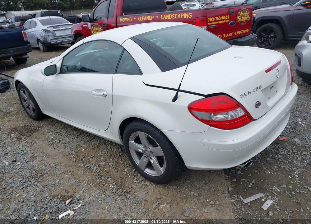 2008 MERCEDES-BENZ SLK 280 VIN: WDBWK54F18F189510