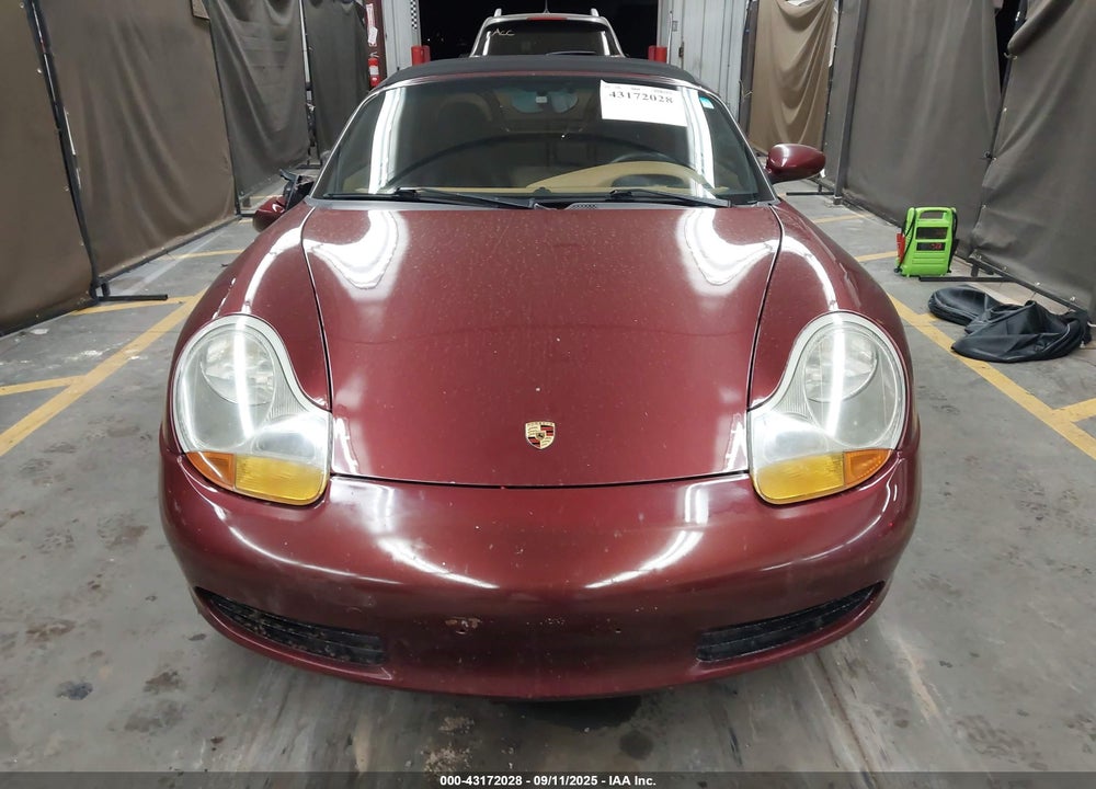 1999 PORSCHE BOXSTER VIN: WP0CA2988XU624338